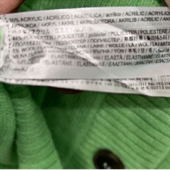 Mango Green Oversized Wool Blend
Cardigan(Size Small) - Picture 9 of 9